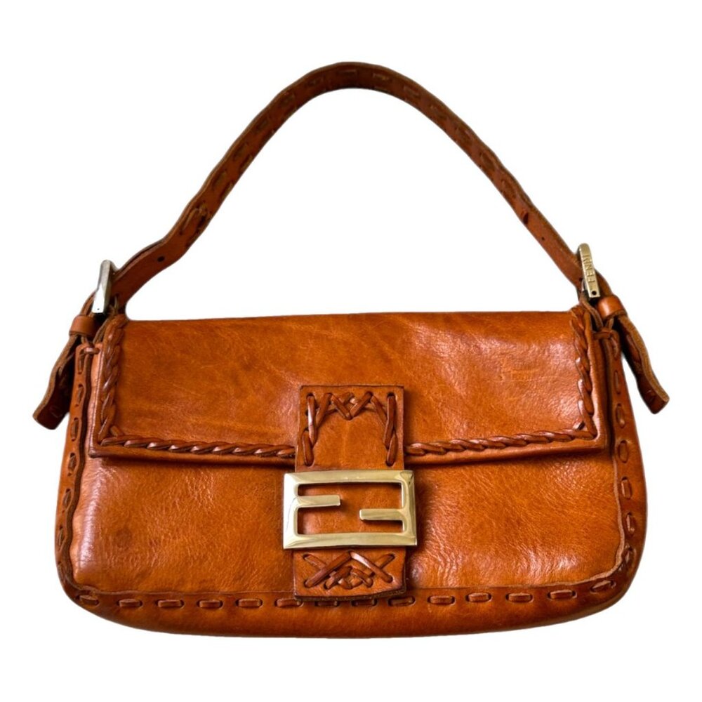 Fendi Leather Baguette